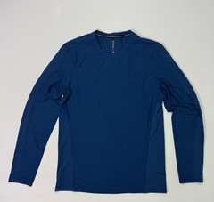 Ten Thousand Versatile Shirt Mens Small Blue LS Long Sleeve Athletic Performance