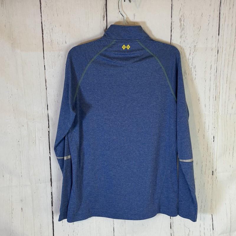 Robert Graham Pullover Mens Medium Blue 1/4 Zip Tailored Fit Performance Shirt gallery