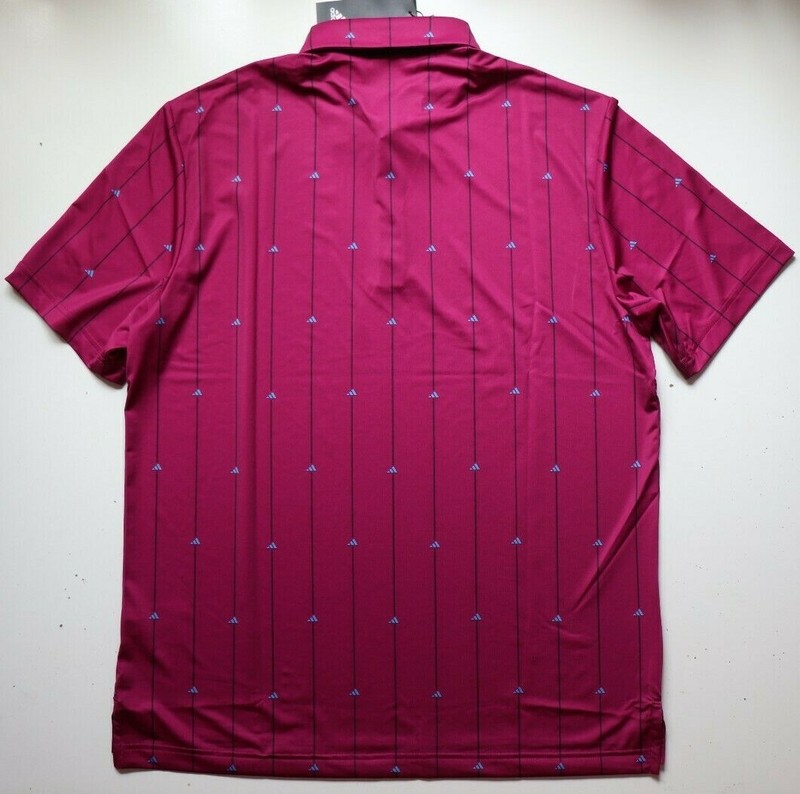 ADIDAS ULTIMATE365 GOLF LOGO PRINT SHORT SLEEVE POLO SHIRT TOP FS6736 MEN M gallery