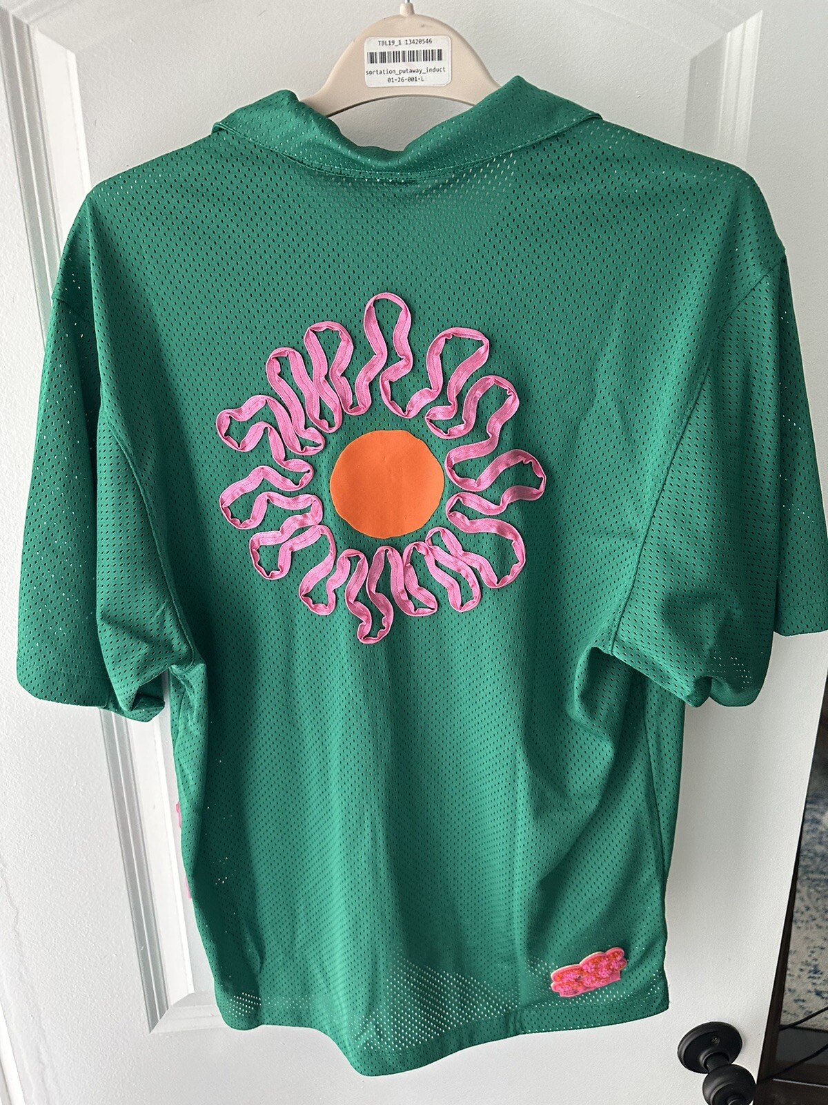 Nike Uphoria Button-Up Mesh Short Sleeve Top Jersey Shirt Mens SZ M DV9676-365 gallery