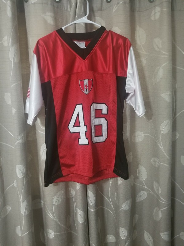 U.S. Army Battlefield Collection 46th army engineer battalion football Jersey M gallery