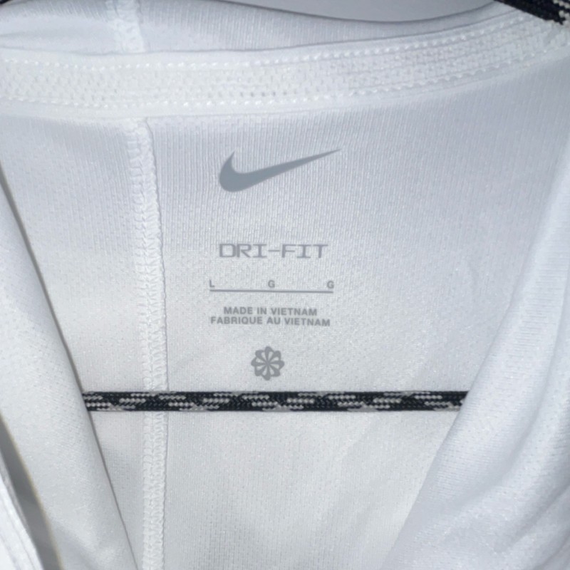 Nike Dri-FIT Dawgs Playoff Team Issued White Lightweight Pullover Hoodie L gallery