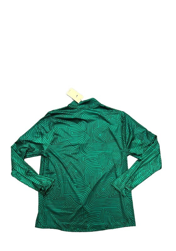 Nike Sz M CFB9036-365 Men's Dri-FIT Green 1/4-Zip Running Long Sleeve Top $85 gallery