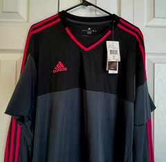 Adidas Adizero Top 15 GK Long Sleeve GoalKeeper Jersey Black & Pink Men’s XL NEW