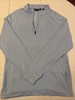 Travis Mathew Men's Size XL Light Blue 1/4 Zip Pullover Fleece gallery