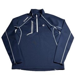 Sunice 1/2 Zip Golf Pullover Shirt Top Men S Navy Blue Zip Pocket Sport Resort