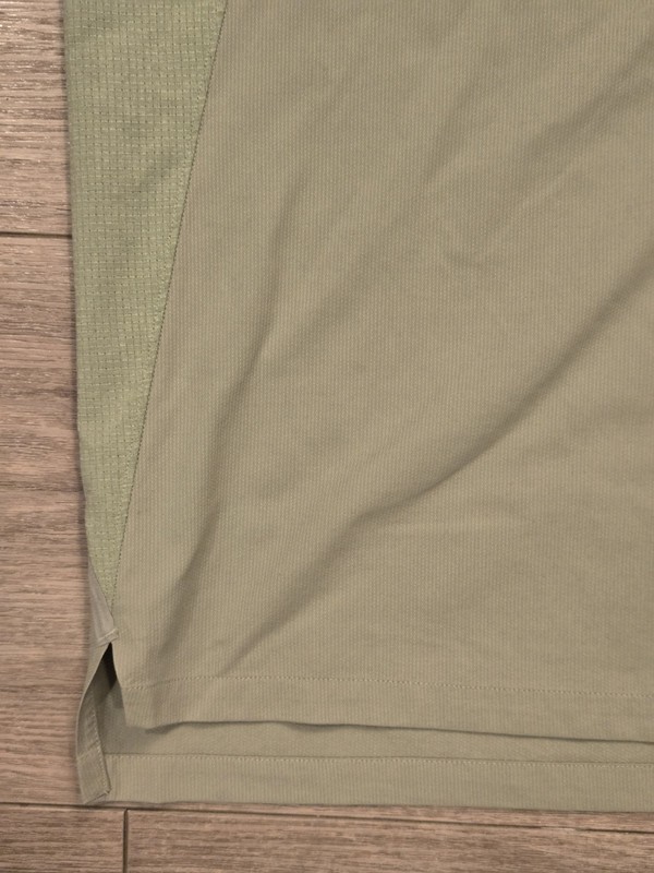 Lululemon Water Repellent Hiking Snap Shirt 2XL Mens Green Short Sleeve gallery