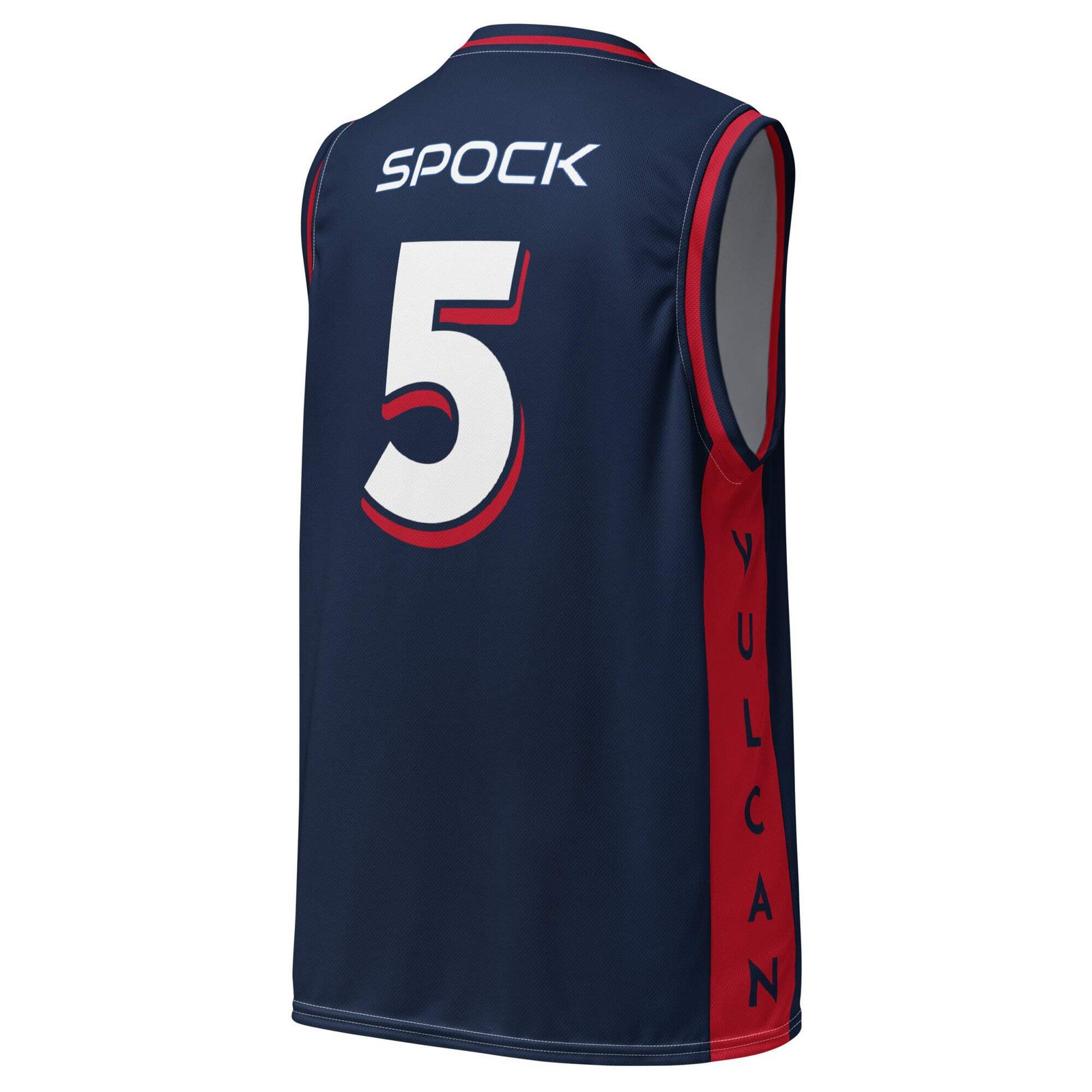 Planet Vulcan Basketball Spock #5 PopFelix Fictional Basketball Jersey gallery
