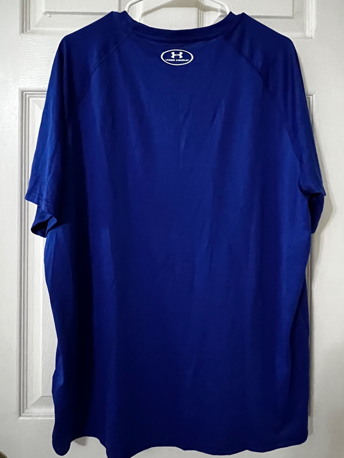 Under Armour Heatgear Loose Short Sleeve Mens Extra Large XL Blue EUC gallery