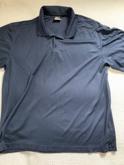 Nike Men’s Dri-Fit Navy Blue XL Polo Shirt Performance Polyester Golf Outdoor