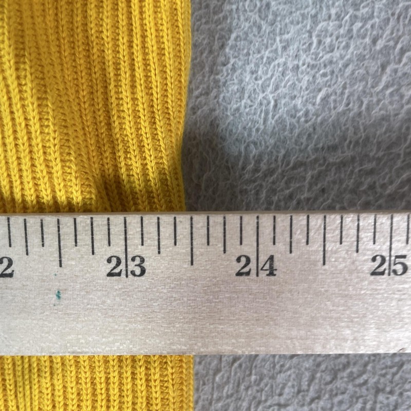 Nike Pullover Mens XL Yellow Quarter Zip 90s Thick Knit Long Sleeve Silver Label gallery