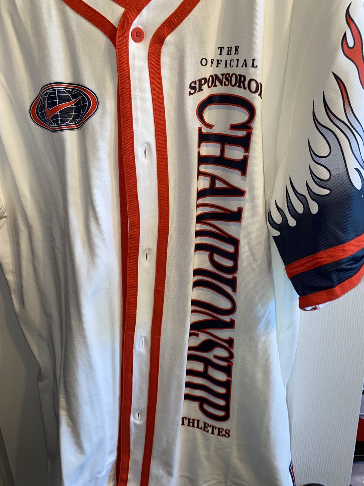 NEW Nike Americana Championship Baseball Jersey White Mens Size XL DV9642-133 gallery