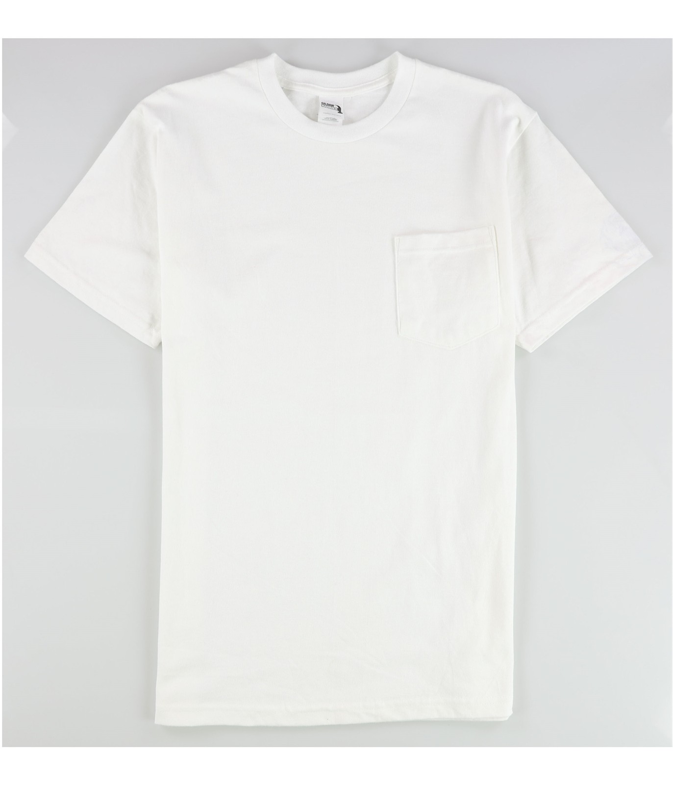 Gildan Mens Pocket Basic T-Shirt, white, M gallery