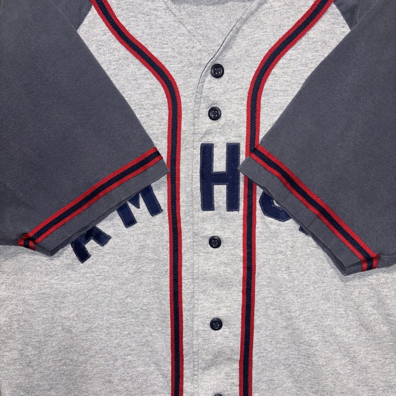 Vintage 90s Y2K Badger Sport Baseball Jersey Alternative Structures Men's L USA gallery