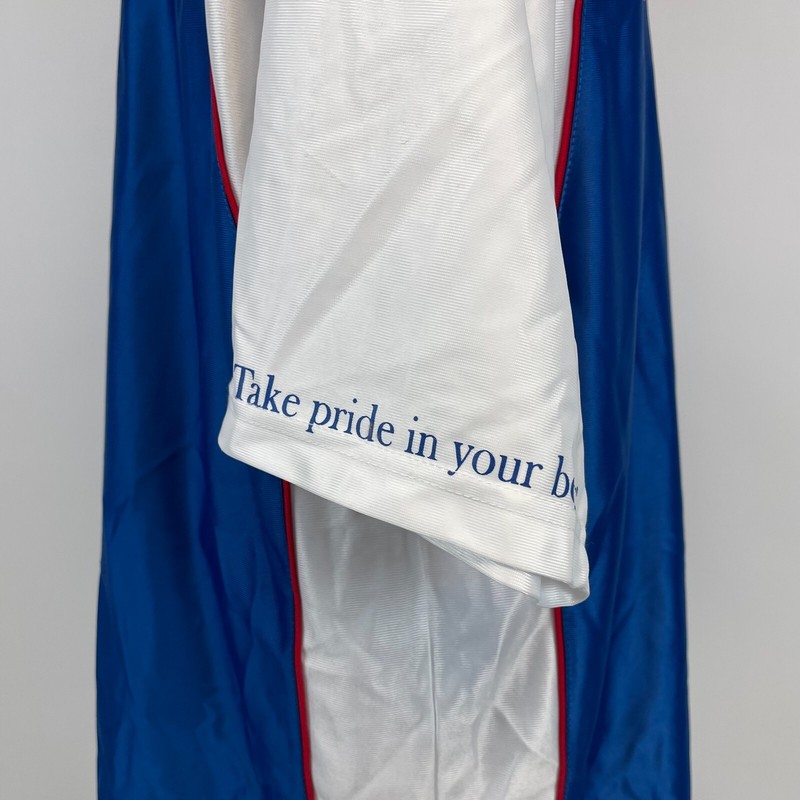 Samuel Adams Promo Football Jersey Vtg 2000s Take Pride In Your Beer Blue XL gallery