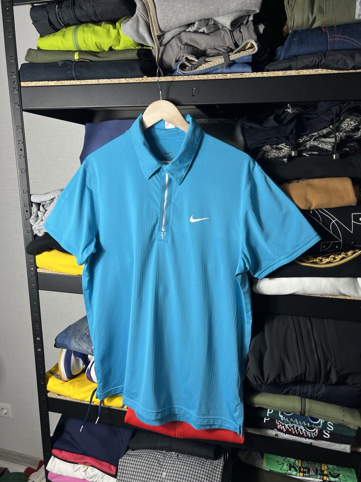 🎾 Nike x Roger Federer Dri-FIT Polo — Australian Open 2010 — Size L gallery