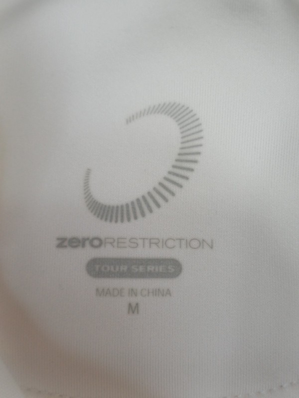 Zero Restriction Whit 1/4 Zip Golf Pullover Sweater Mens Medium Zip Pockets Logo gallery