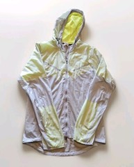 Nike Cyclone Men’s Lightweight Running Jacket 519734 Grey Volt Yellow Size Small