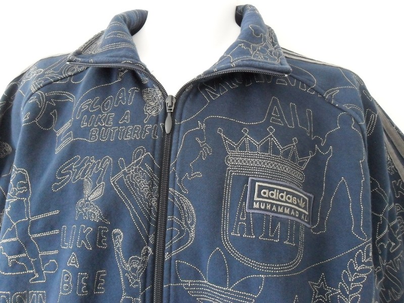 Adidas RARE AOE superstar MUHAMMAD ALI Track sweat shirt Top Jacket firebird Lrg gallery