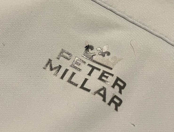 Peter Millar Perth 1/4 Zip Pullover Men’s 2XL Gray Performance Golf gallery