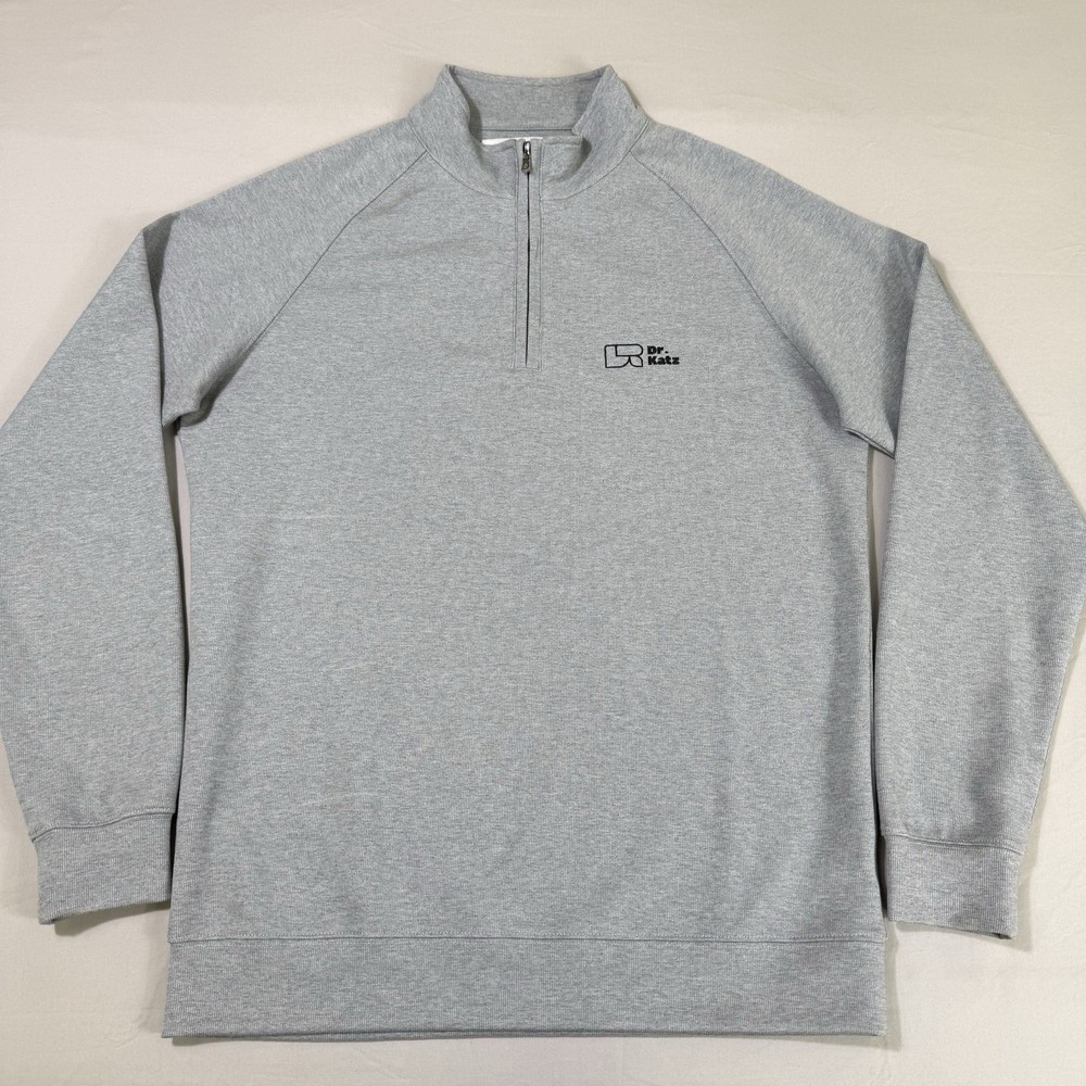 Holderness & Bourne Quarter Zip Pullover Men’s Size Small Grey The Robbins Golf