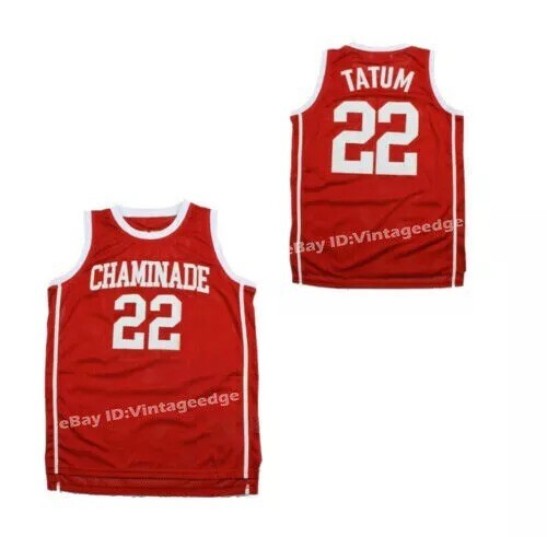 Throwback Jayson #22 High School Basketball Jersey Red Stitched 2 Types