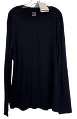 icebreaker Men’s Size XXL 2XL 260 Tech Long Sleeve Crewneck Crewe Top Black