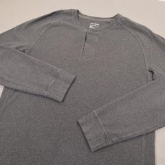 Arc’teryx Sirrus Thermal Henley Long Sleeve Shirt Mens Medium Gray Raglan Waffle