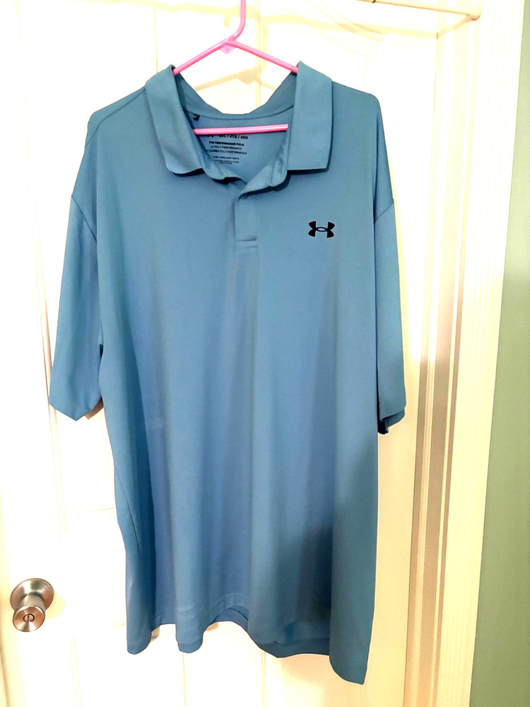 Under Armour "The Performance Polo"; 4xl/4tg/4eg; pre-owned; mens.