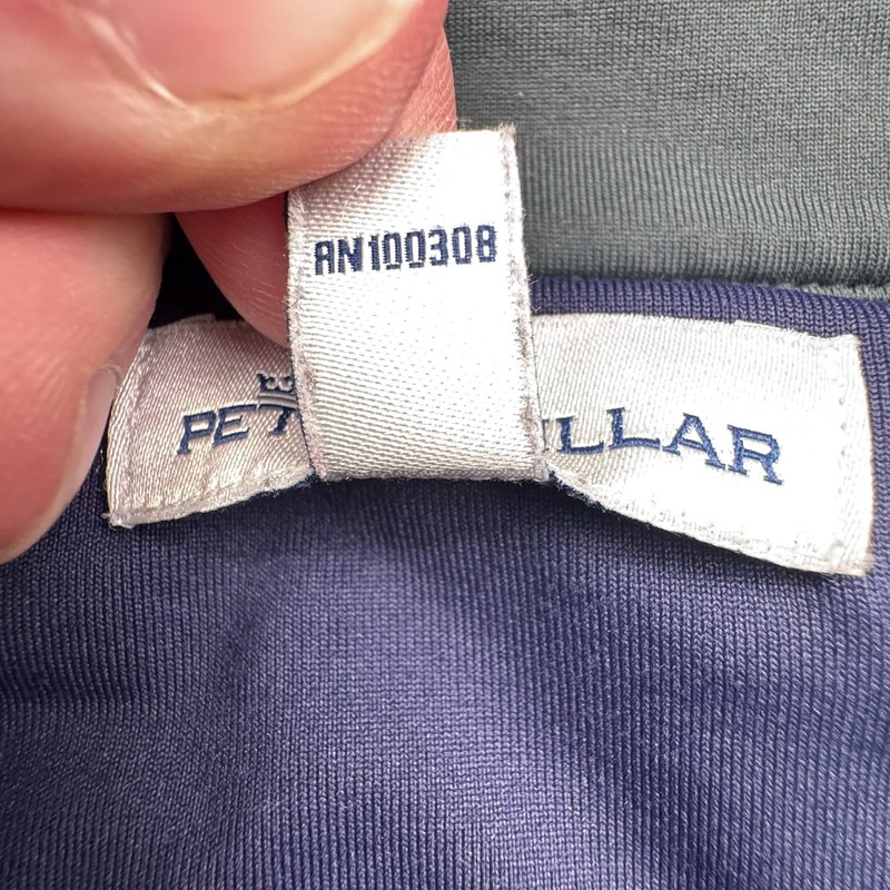 Peter Millar 1/4 Zip Pullover Sweater Men’s Sz XL Green Golf Performance Pocket gallery