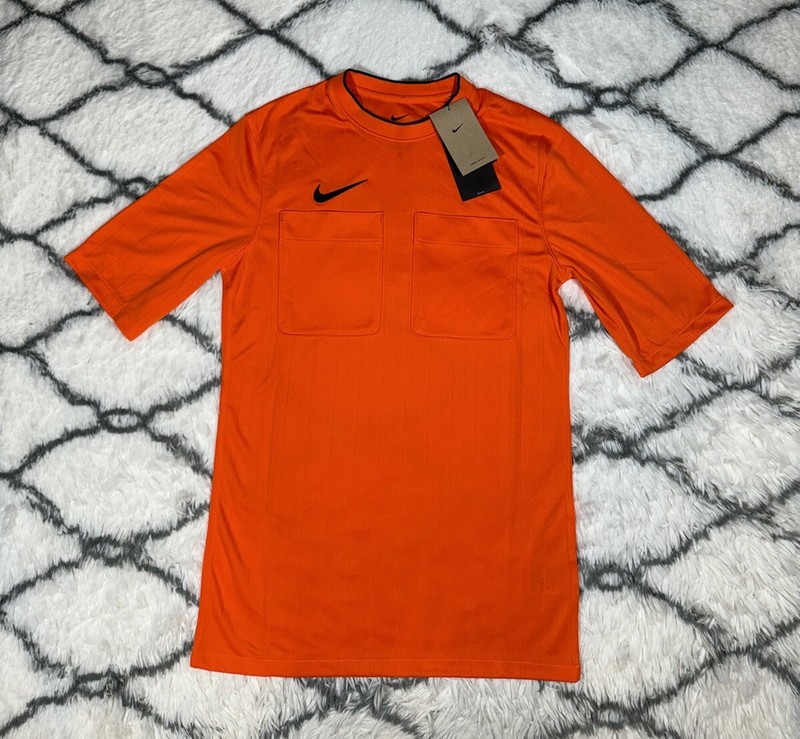 NIKE Dri-FIT Referee II Soccer Jersey Shirt Orange Men’s S *NEW* DH8024-819 $75 gallery