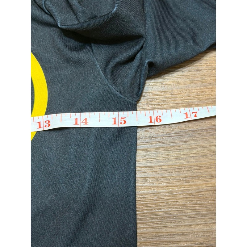 Under Armour Batman Heat Gear Compression Shirt Mens Black Yellow Stretch Sz M gallery