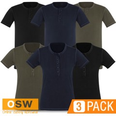 3 X MENS LADIES VINTAGE CREW NECK CAFE STONE-WASHED COTTON MODERN SLOW-FADE TEE