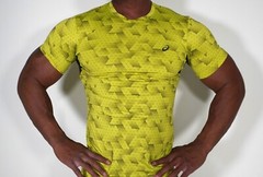 BRIGHT GREEN ATHLETIC SHIRT MEN’S SIZE SMALL