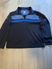 Callaway Weather Series 1/4 Zip Pullover Mens XL Black Golf Performance Excellen