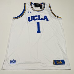 UCLA Bruins Under Armour #1 Basketball Jersey White Men’s Size Medium M NEW