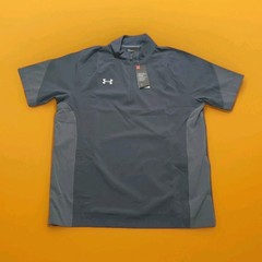 New Under Armour ¼ Zip Coach’s Pullover Small Storm Tech Men’s Squad Grey