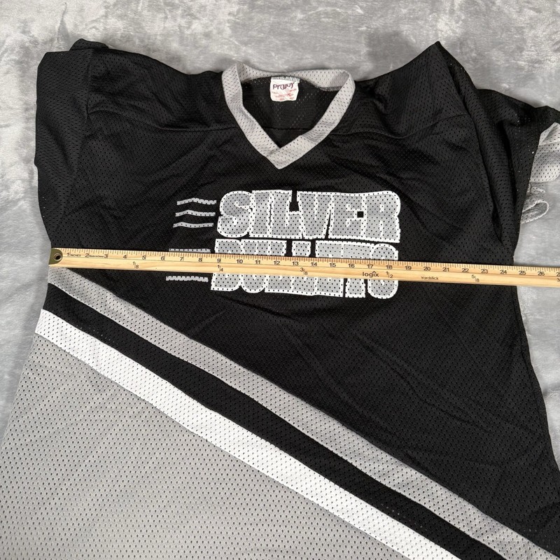 Vintage Silver Bullets Hockey Jersey Mens XL ProJoy Made In Canada Black gallery