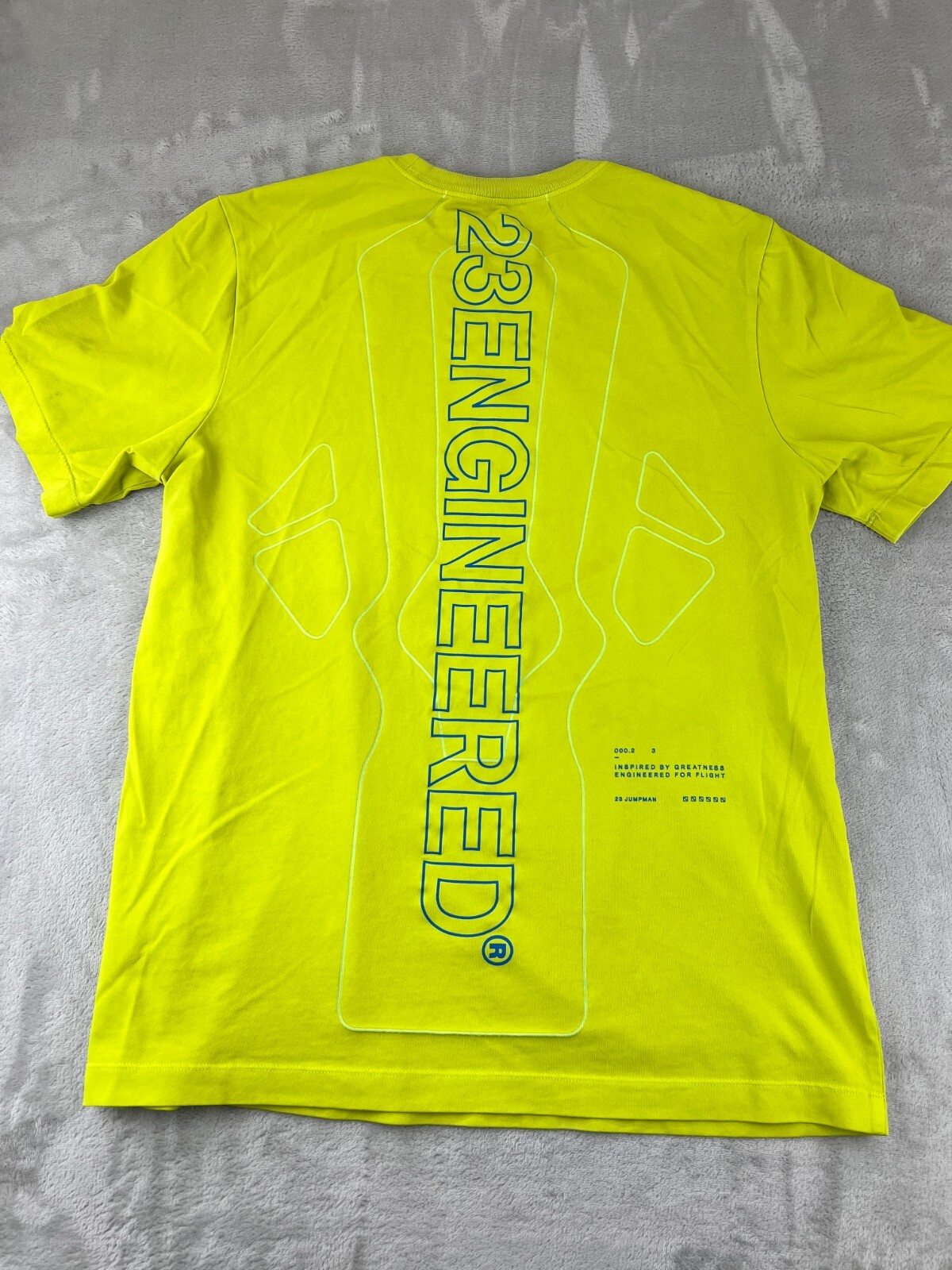 JORDAN 23 MEN'S ENGINEERED PRINT Athletic Shirt LIME GREEN MEDIUM Basketball gallery