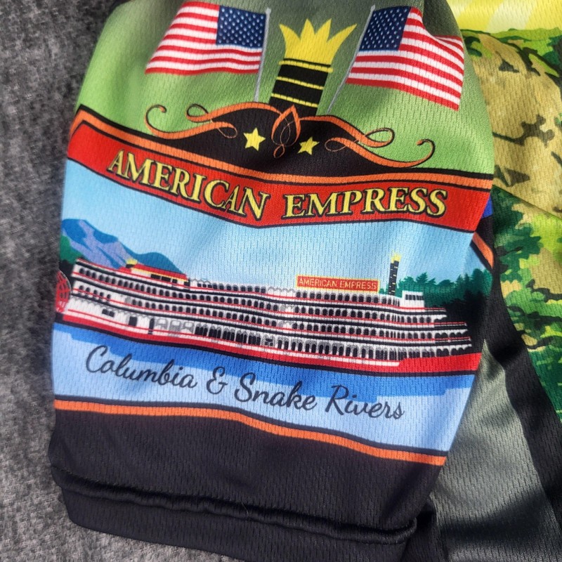 Louis Garneau Cycling Jersey Mens Small Columbia River Cruise USA Tour gallery