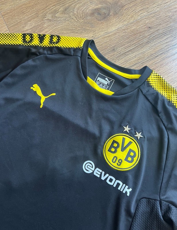 Puma BVB Borussia Dortmund 2017/2018 soccer jersey football shirt size M gallery