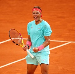 Nike Rafa Nadal 2020 Roland Garros Tennis Shirt Medium CI9152-445