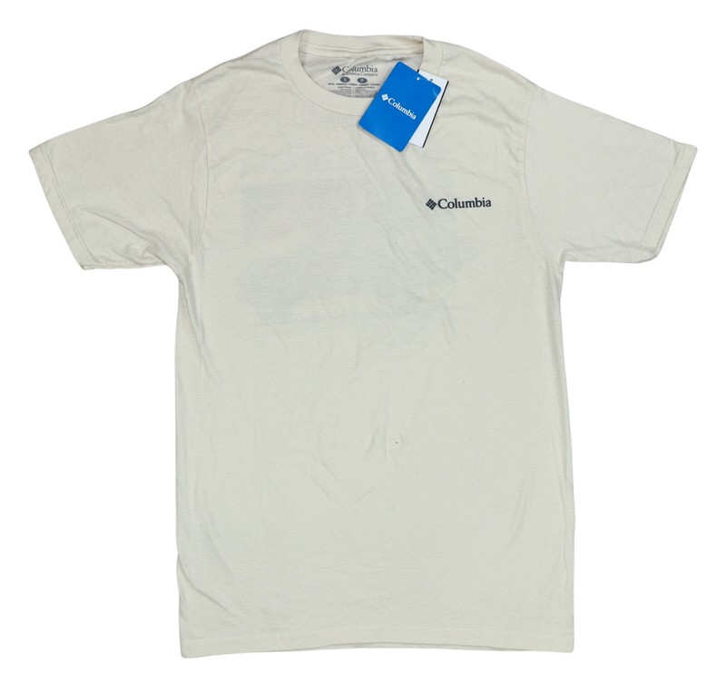 Columbia Always Outside Graphic Print Short Sleeve Men's T-Shirt S NWT Chalk gallery