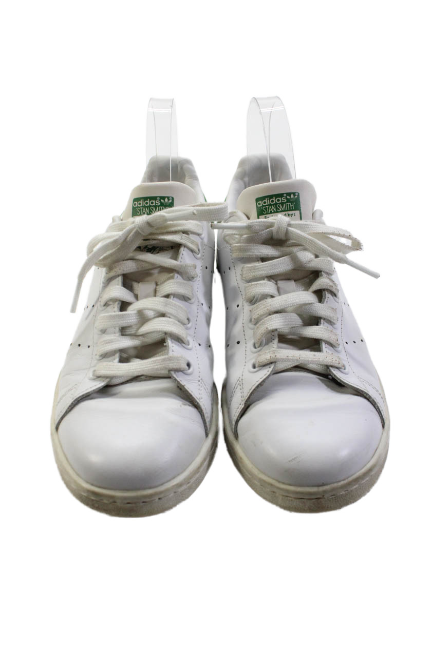 Adidas Women's Leather Lace Up Rubber Sole Trainer Sneakers White Size 7 gallery