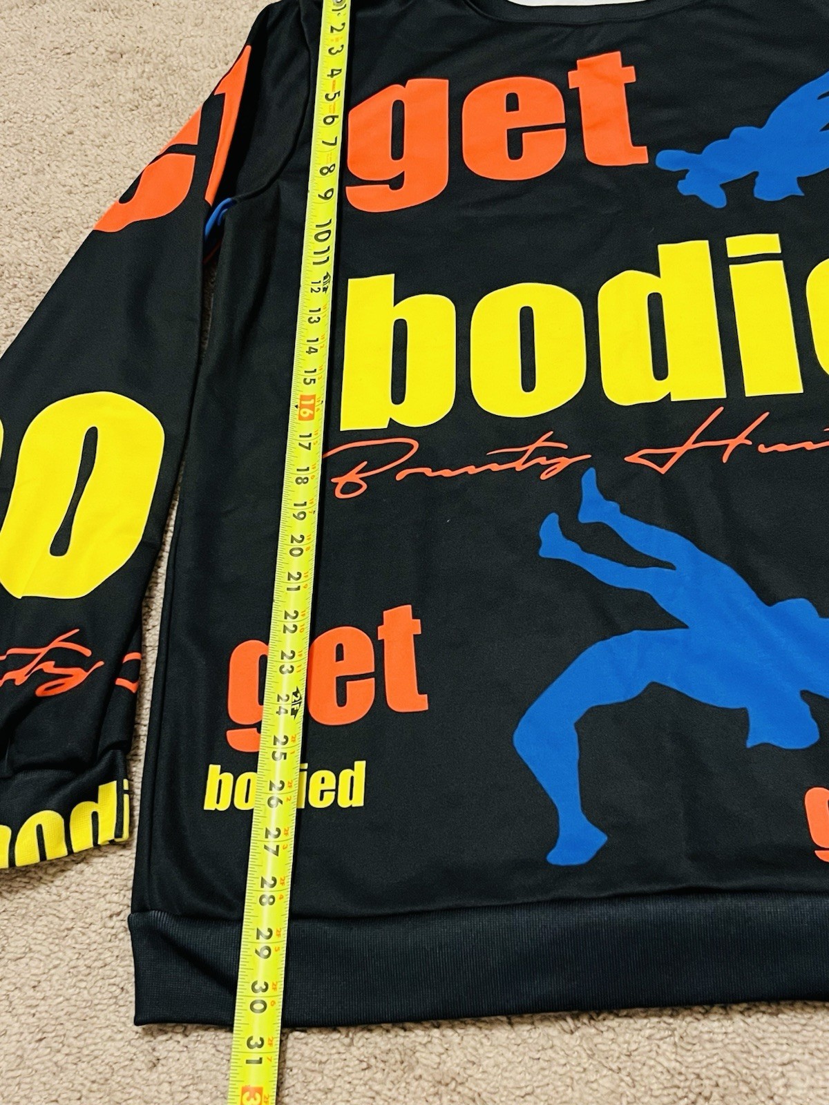 Get Bodied Bounty Hunter You Tube Long Sleeve Shirt 2XL Made In USA gallery