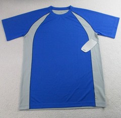 Alo Shirt Mens XS Blue Gray Athletic Performance CoolFit Raglan Lightweight