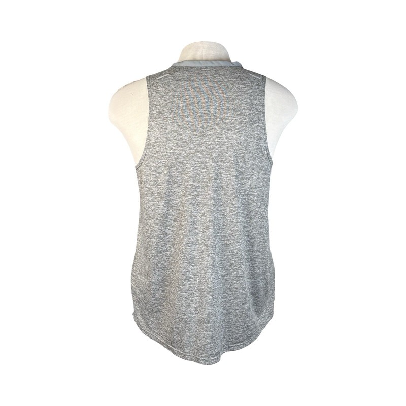 Nike Mens Dri-Fit Rise 365 Tank Top Size M Smoke Heather Reflective Silver NEW gallery