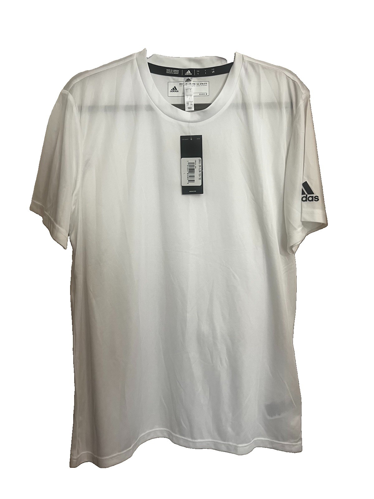 Adidas Mens Clima Tech Tee Short Sleeve Shirt White Size L. Z gallery