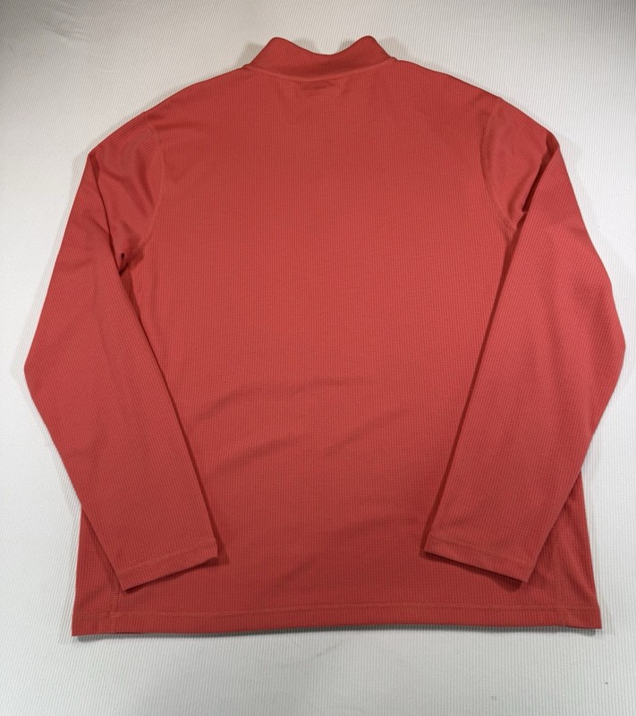 J Crew Performance 1/4 Zip Pullover Mens XL Coral Golf Athletic Shirt gallery