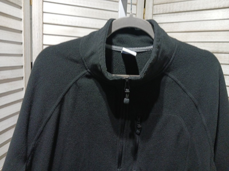 Starter Mens Jacket Size L Black Zip Up Pocket Fleece Lightweight Long Sleeve gallery